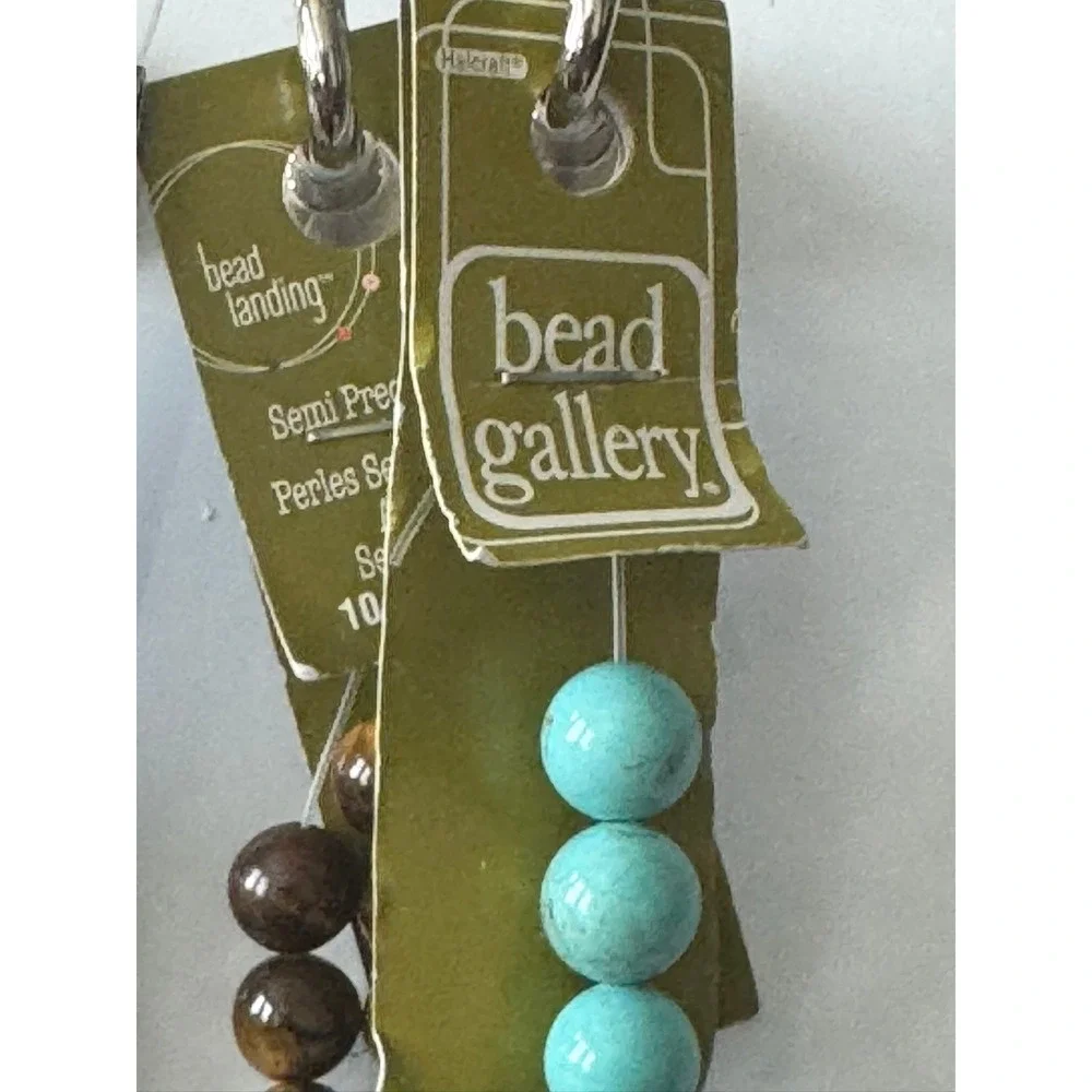 Bead Landing‎ Bead Gallery Semi Precious Stone  & Other Bead Strands Lot 4 pc